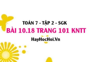 Bài 10.18 trang 101 Toán 7 Tập 2 Kết nối tri thức: Bài toán chiếc bánh ngọt hình lăng trụ